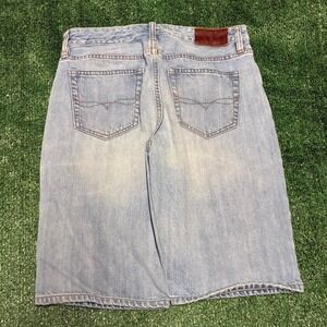 Y2K men's polo Light blue denim shorts with pockets